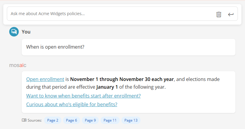 How it works, applicant listing